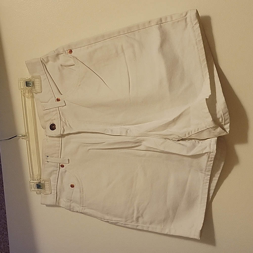 NWT: Vintage Lee White Denim Shorts